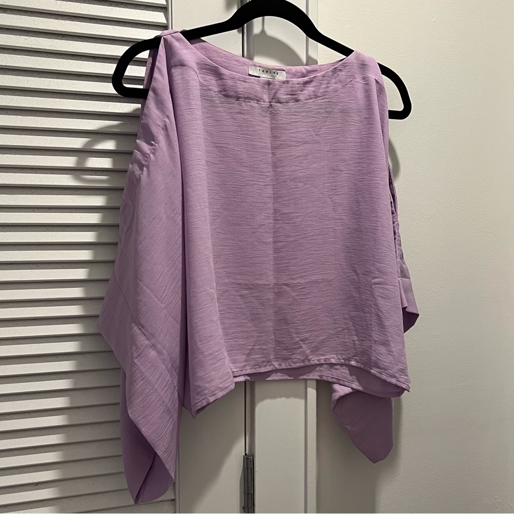 Cropped, cold shoulder top from Dress Up, size medium.